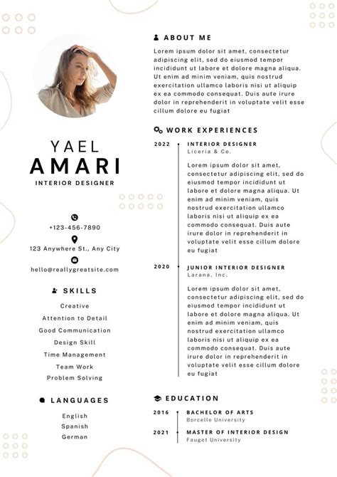 Customize Resumes Templates Online Canva Resume Resume