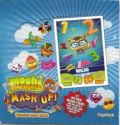 Moshi Monsters Mash Up Series One Foil Cards By Topps Choose Ebay