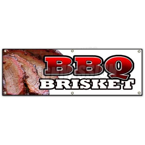 Signmission B 72 Bbq Brisket 72 In Bbq Brisket Banner Sign Slow Cooked Texas North Carolina