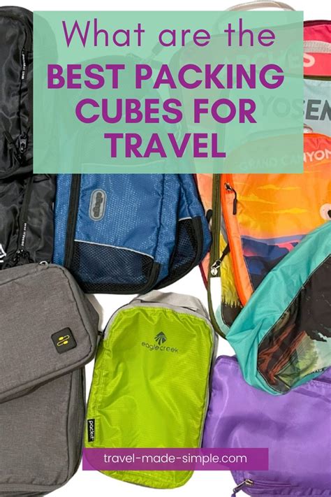 Best Packing Cubes for Travel: Organize Your Luggage Like a Pro ...