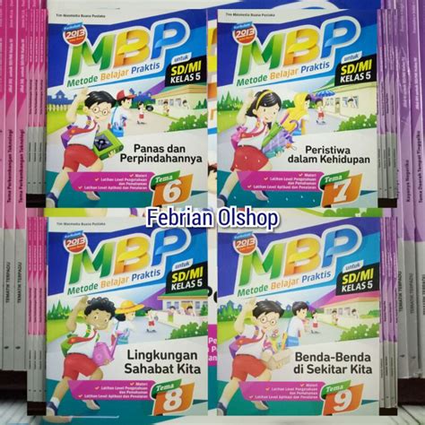 Jual BUKU METODE BELAJAR PRAKTIS MBP SD MI KELAS 5 SEMESTER 2 REVISI