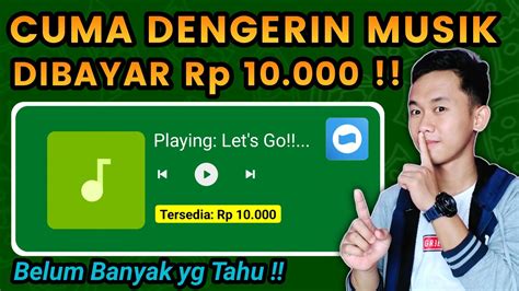 Cuma Dengerin Musik Dibayar Rb Aplikasi Penghasil Uang Saldo Dana