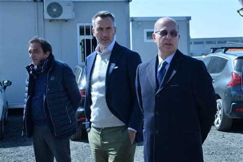 Il Presidente Di Lba Umberto Gandini In Visita Al Derthona Basket