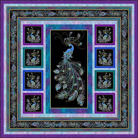 Peacock Quilt Pattern Free Printable