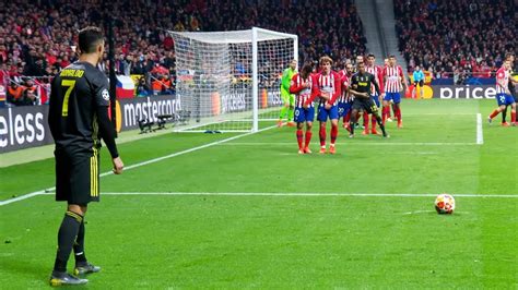 Cristiano Ronaldo Scoring A Free Kick