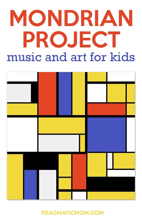 Mondrian For Kids Art Project