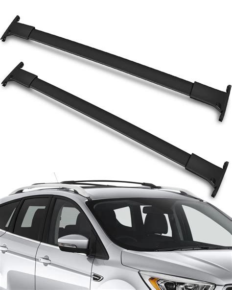 Cciyu Cargo Racks For Ford Escape 2013 2019 Rooftop Luggage Canoe Kayak Carrier Rack Black Roof