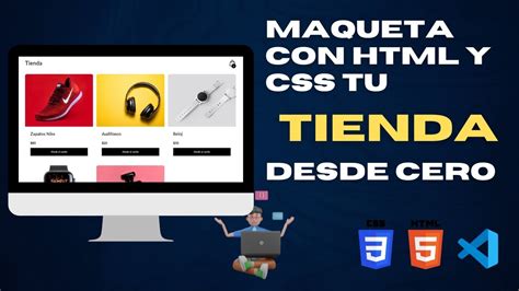 Cómo hacer una tienda online con HTML y CSS desde cero Práctica para