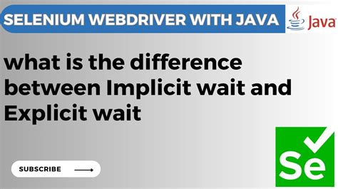 Selenium Webdriver Tutorial What Is The Difference Between