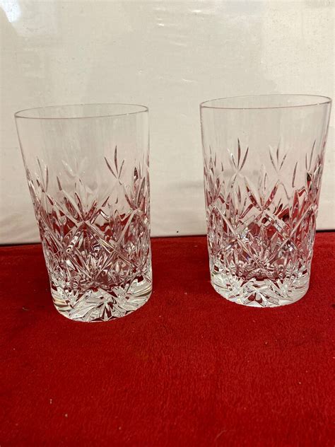 Tiffany And Co Sybil Crystal Double Old Fashioned Glasses Set Of 2 Etsy