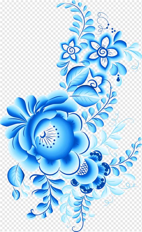 Blumen Blau Clipart