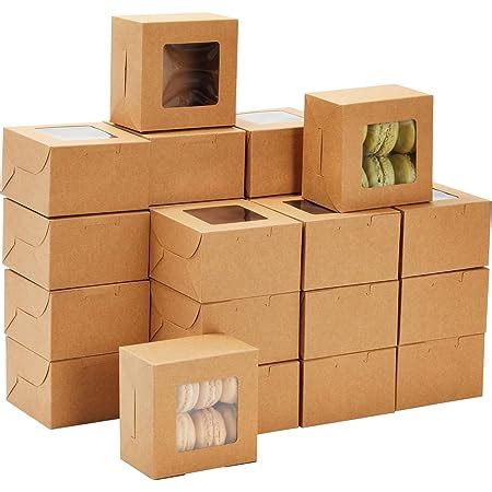 Amazon Bubbley Kraft Paper Bakery Boxes 25 Pack Single Pastry