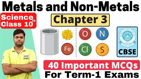 Metals And Non Metals MCQs Class 10 Science Chapter 3 MCQs Class 10