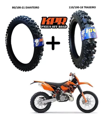 Par Pneu Ktm Exc F Trilha Enduro Hard Kpr Pro K S