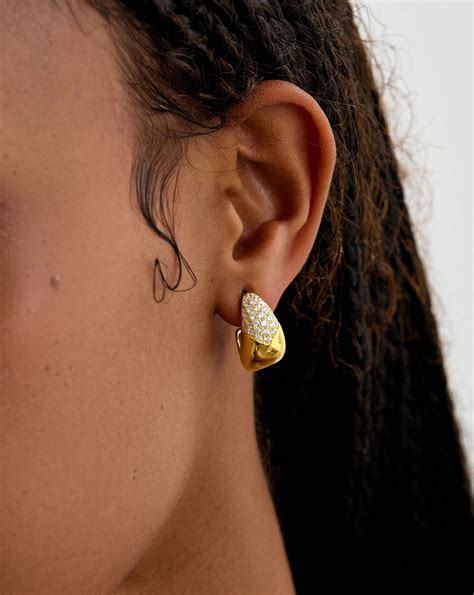 Gold Plated EARRINGS Online For Women | PeachMind