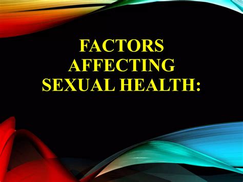 Sexuality And Sexual Health Ppt Ppt