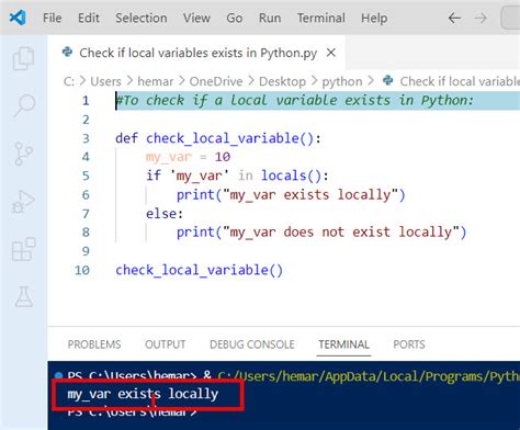 How To Check If A Variable Exists In Python Python Guides