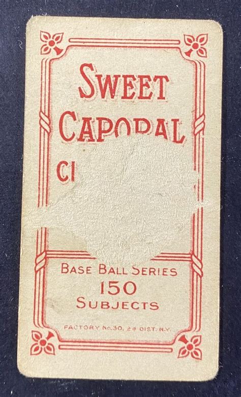 1909 T206 Sweet Caporal 150 30 Napoleon Nap Lajoie Portrait Nice Color