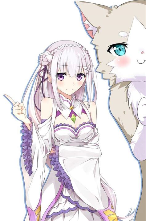 Emilia Tan Neko Rezero •amino• Amino