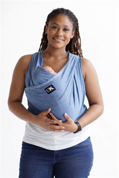 Baby K'tan Denim Baby Carrier XS: On Sale | Baby K'tan