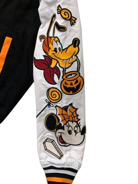 Mickey Letterman Disney Halloween Hot Varsity Jacket