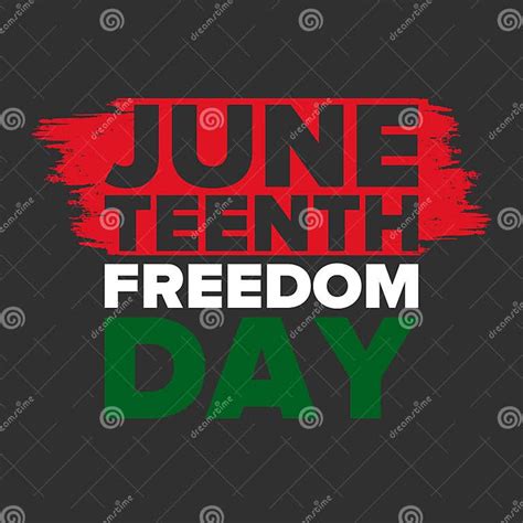 Juneteenth Independence Day Freedom Emancipation Day American Holiday African American