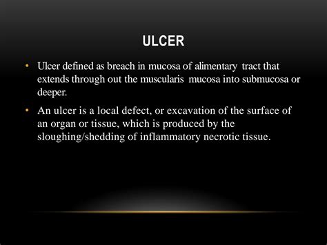 SOLUTION Peptic Ulcer Notes Studypool