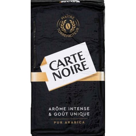 Carte Noire Café moulu arôme intense et goût unique pur arabica