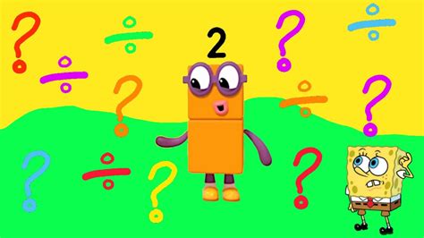 Numberblocks Division Table 2 With Spongebob Squarepants Educational Youtube