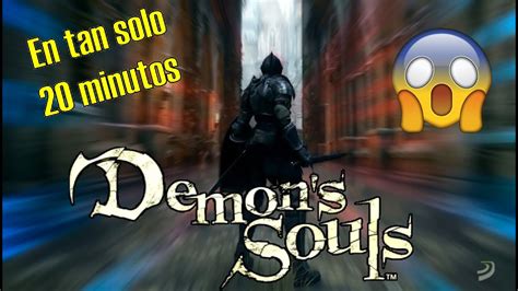 Speedrunner Se Termina El Juego De Demons Souls En Minutos El