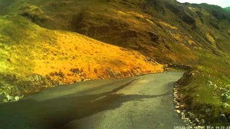 Hardknott Pass And Wrynose Pass Road Cycling Cycliq Fly6 Youtube