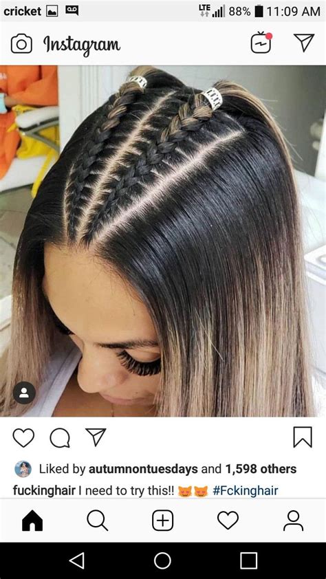 Pin De Mandy D En Hair Peinados Con Trenzas Cocidas Peinados De Dos