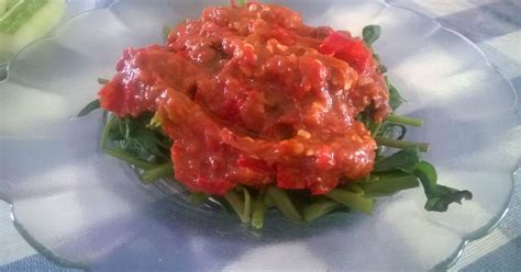 Resep Plecing Kangkung Sambal Trasi Oleh Dapur Cinta Bunda Cookpad