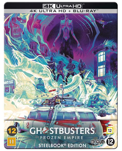 Ghostbusters Frozen Empire Limited Steelbook 4k Ultra Hd Blu Ray