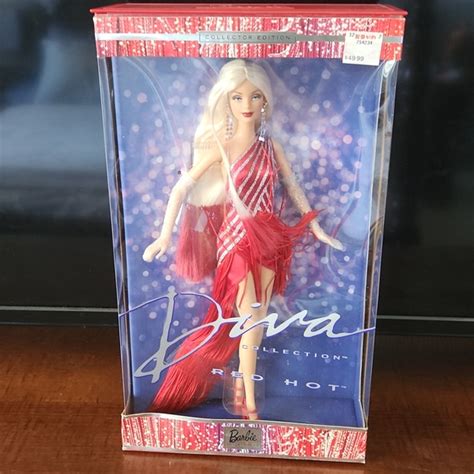 Toys Barbie Collector Edition Red Hot Diva Nib Poshmark