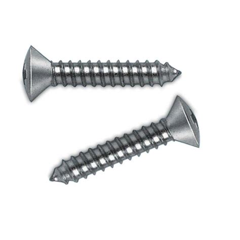 Din Cross Recessed Raised Countersunk Head Tapping Screw Zinc