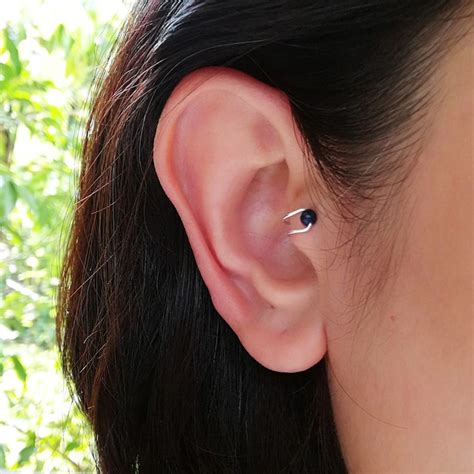 Tragus Earring Tragus Ear Cuff Ear Cuff No Piercing Single Etsy