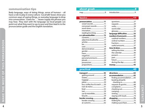 Greek Phrasebook Dictionary Lonely Planet Phraseb 7