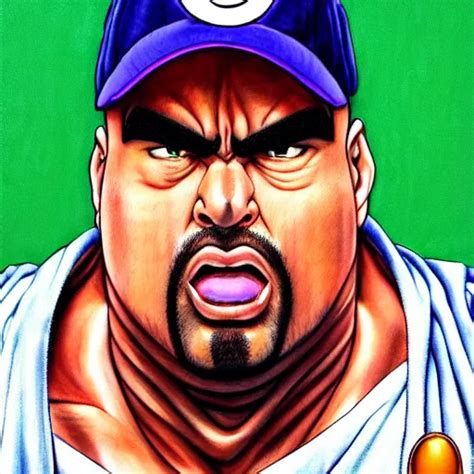 Ultra Realistic Portrait Painting Of Big Pun Art By Stable Diffusion