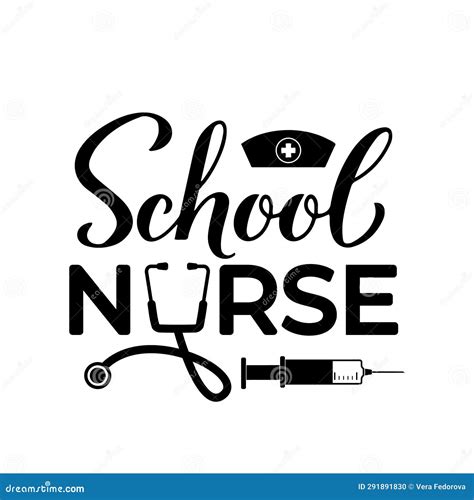 School Nurse Black And White Clipart