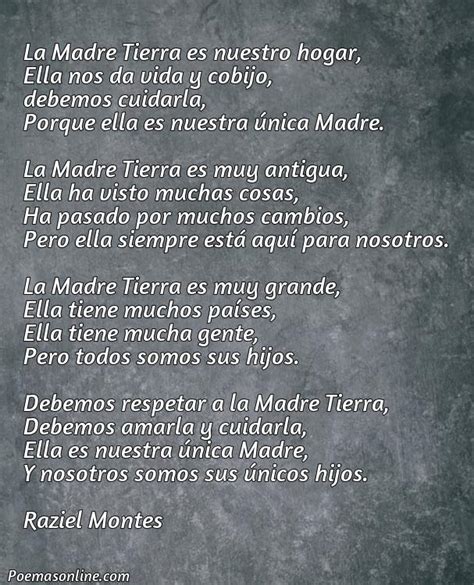 Cinco Mejores Poemas Sobre La Madre Tierra Para Ni Os Poemas Online