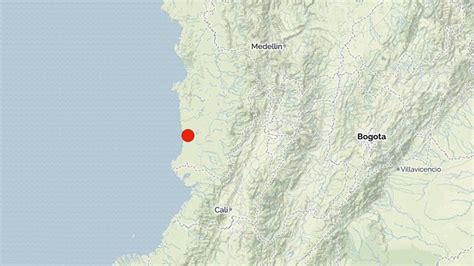 Un Sismo De 5 1 Sacude La Costa Pacífica De Colombia Rt