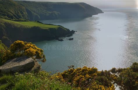 North Devon Coastline, England Stock Photo - Image of fields, countryside: 111947364