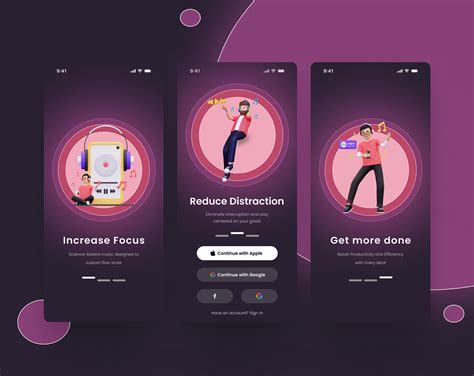 onboarding screens onboarding  app screens behance