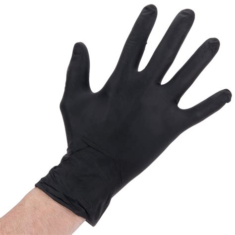 Lavex Industrial Nitrile Mil Heavy Duty Powder Free Textured Gloves