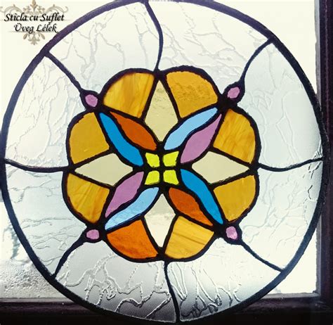 Mandala Stained Glass Window Decoration Artcraft By Bellisglass