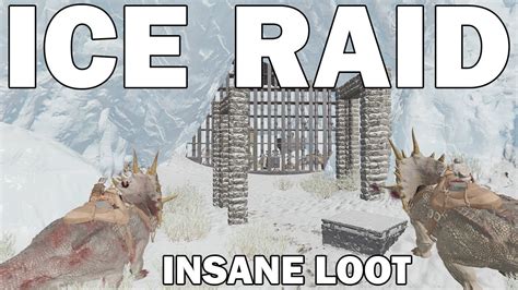 Duo Raiding A Ice Cave For Insane Loot Ark Ascended Pvp Youtube