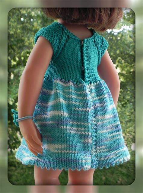 Strickanleitung Kleid Basic Anleitung Puppenkleid für Puppen 50 cm