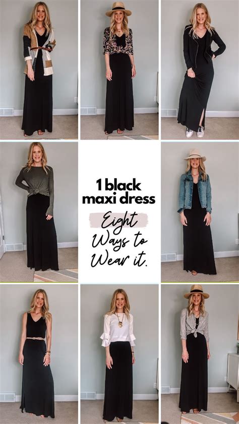 8 Ways To Wear A Tall Black Maxi Dress Style Maxi Dress Black Maxi