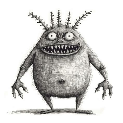 sharp teeth drawing picture drawing skill